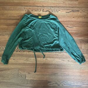 Green Long Sleeve Women's Top